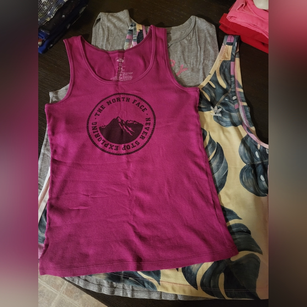 Adidas, AEO, TNF tank top bundle~women's large.